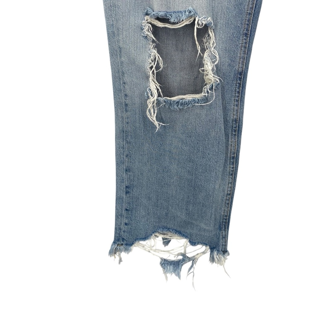 Free People We the Free Maggie High Rise Straight Leg Distressed Jeans - Picture 5 of 11